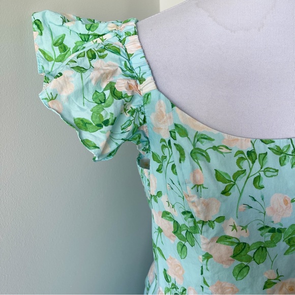 Hill House Blue Roses Floral Daphne Midi Dress Size 2XL - Picture 7 of 12